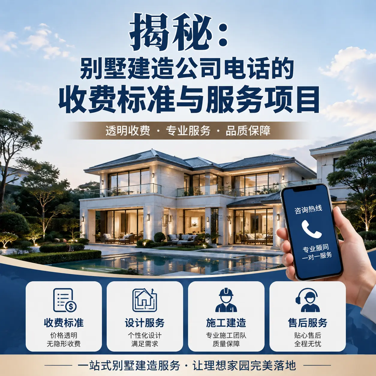 揭秘：凯里别墅建造公司电话的收费标准与服务项目