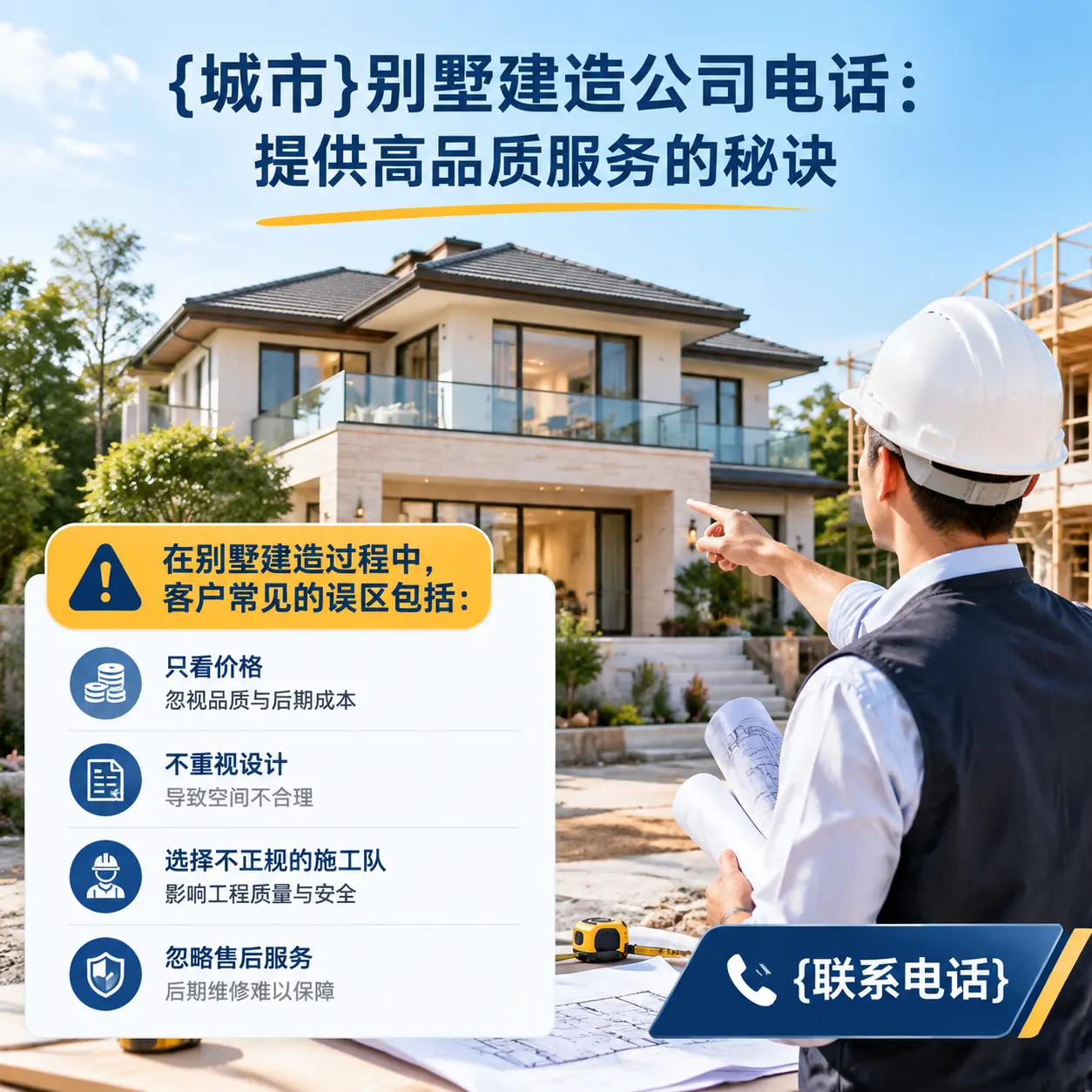 凯里别墅建造公司电话:提供高品质服务的秘诀
