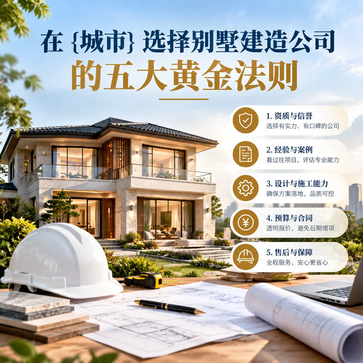 在 凯里 选择别墅建造公司的五大黄金法则