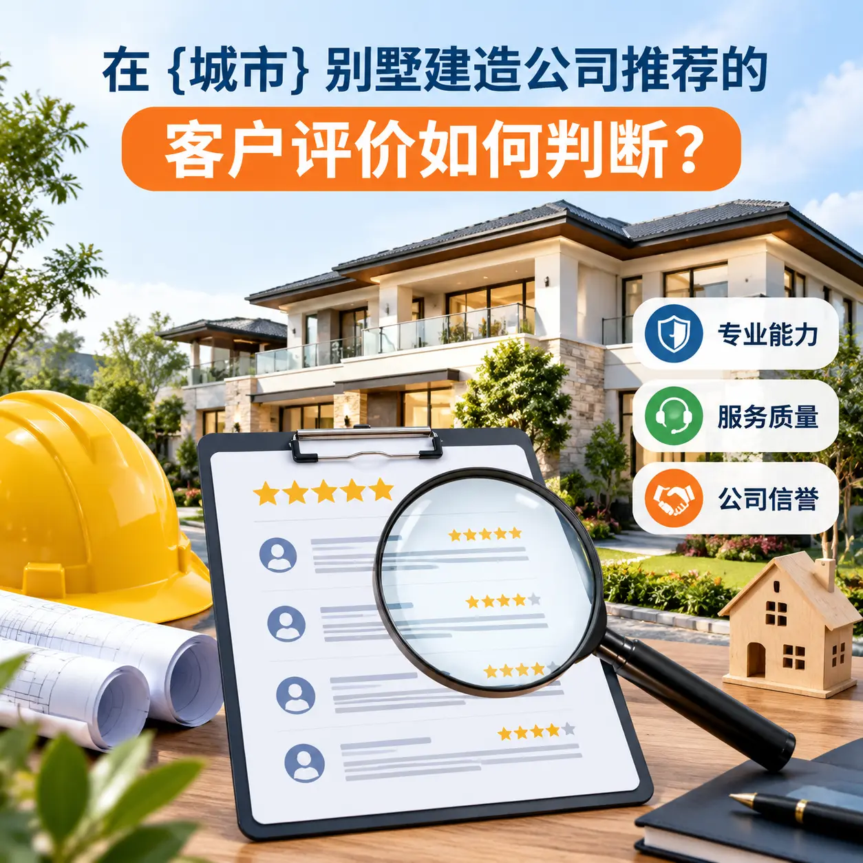 在 凯里 别墅建造公司推荐的客户评价如何判断？
