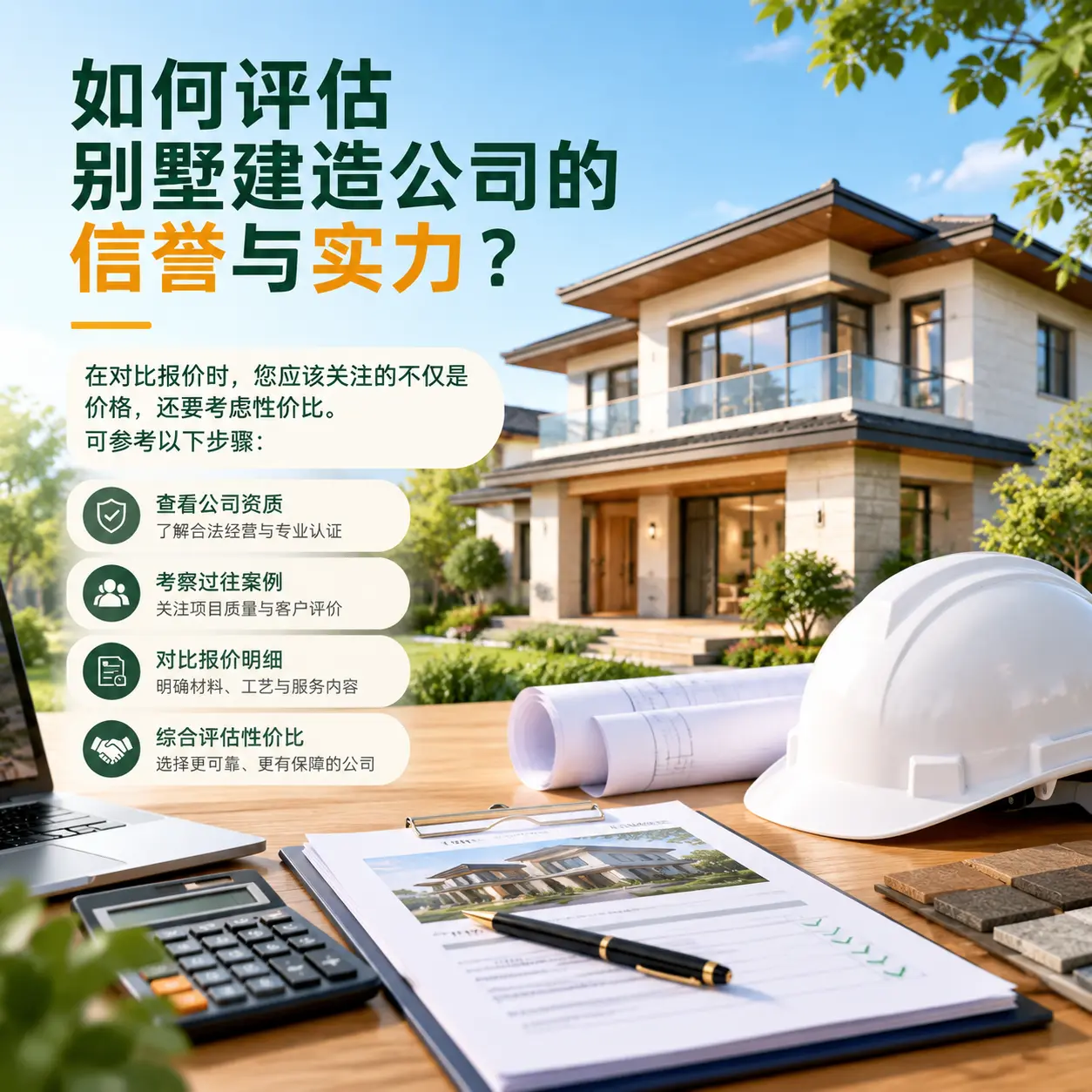 如何评估 凯里 别墅建造公司的信誉与实力？
