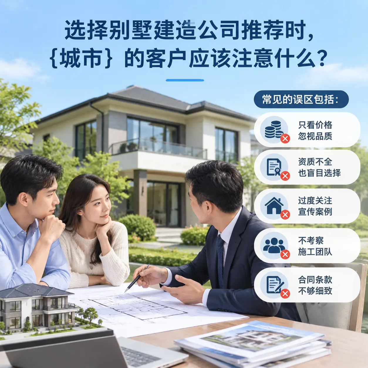 选择别墅建造公司推荐时，凯里 的客户应该注意什么？